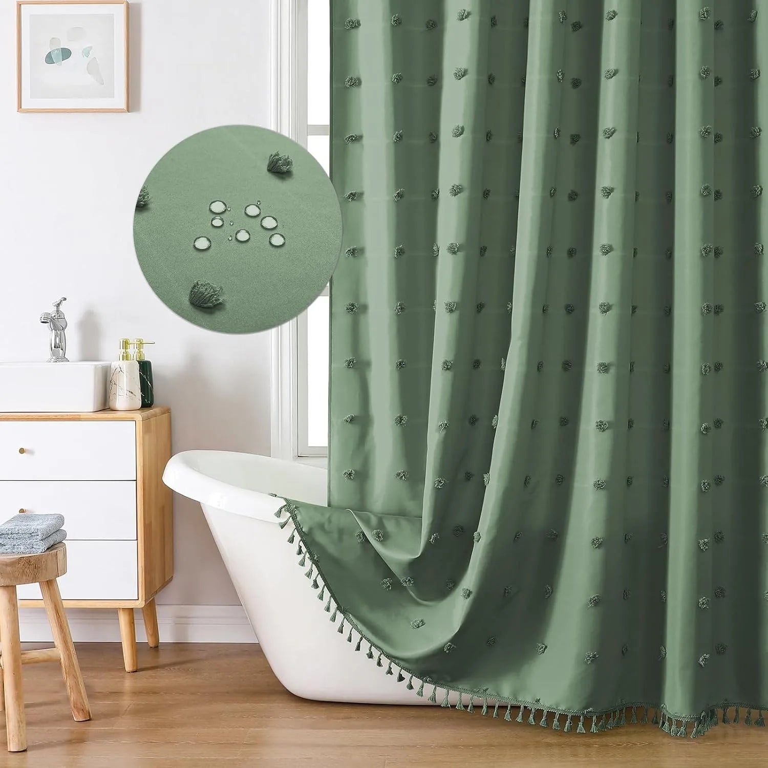 Boheme Dot Shower Curtain