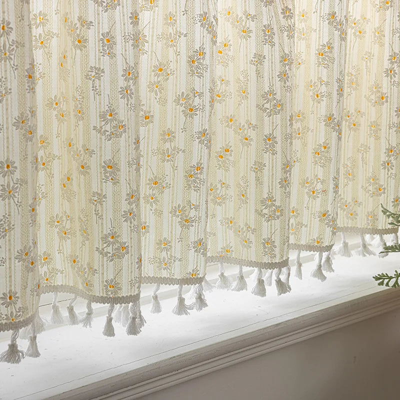 Daisy Meadow Blackout Floral Curtain