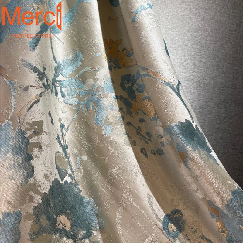 Sovereign Silk Jacquard Blackout Drape