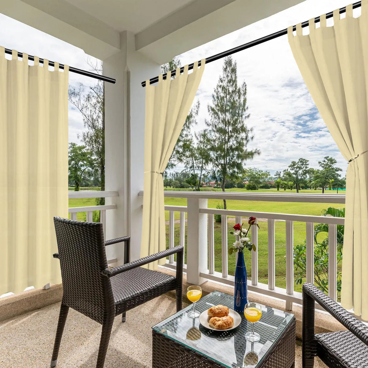 Pergola Weatherproof Outdoor Drape