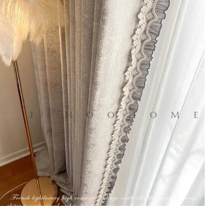 Chantilly Jacquard Chenille Lace Drape