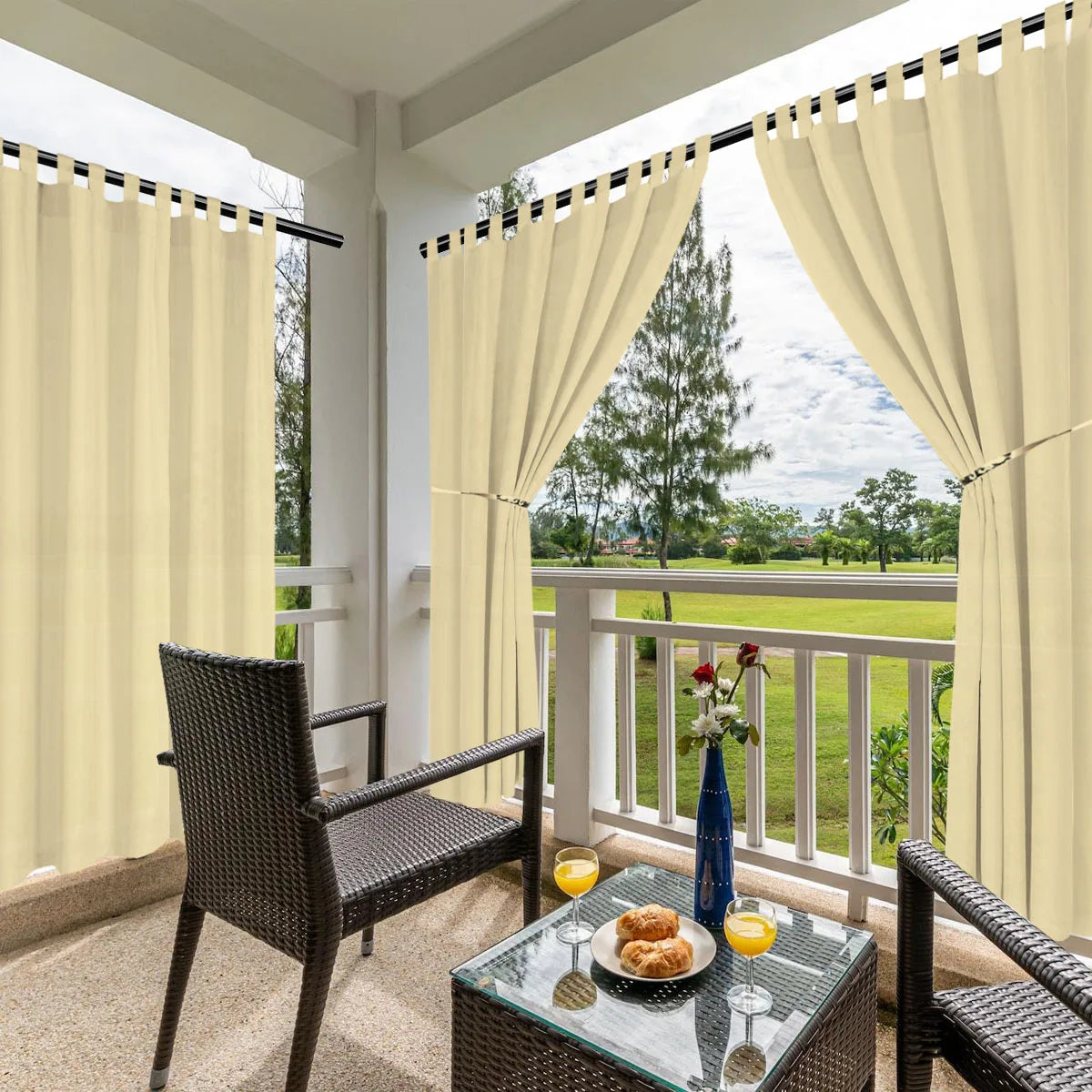 Pergola Weatherproof Outdoor Drape