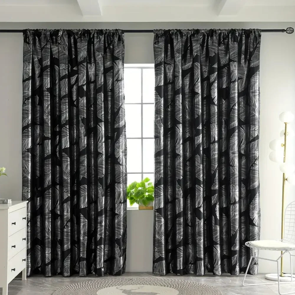 Aurelia Leaf Blackout Drapery