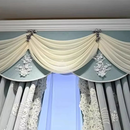 Provence Chenille Embroidered Drape