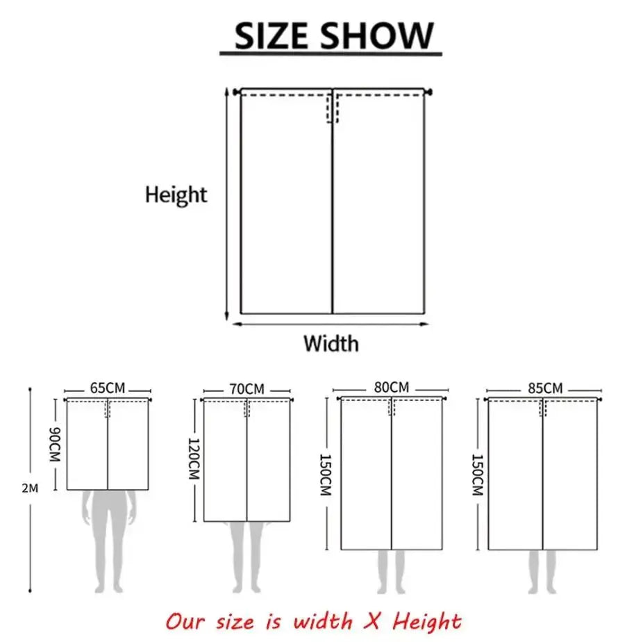 VIKAMA Japanese-Style Cute Cat Door Curtain - Half-Length Light-Blocking Curtain Ideal for Sake Bars and Restaurants
