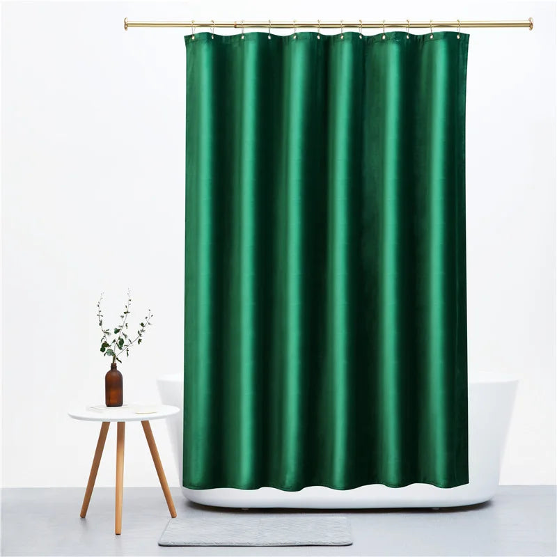 Nordique Velvet Shower Curtain Set