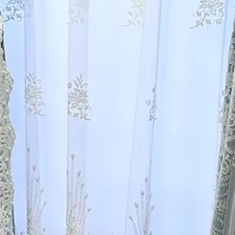 Provence Chenille Embroidered Drape