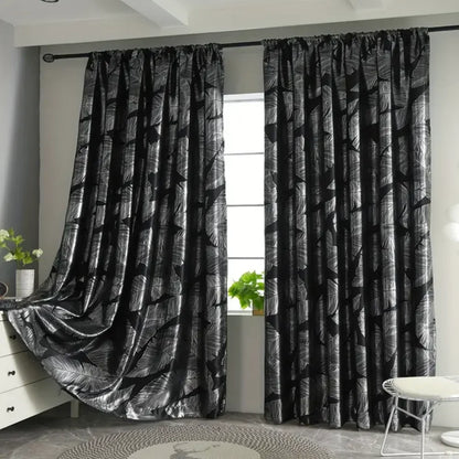 Aurelia Leaf Blackout Drapery