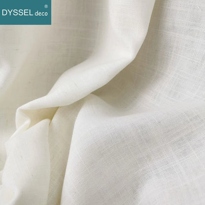 Modern Linen Sheer Grommet Curtains