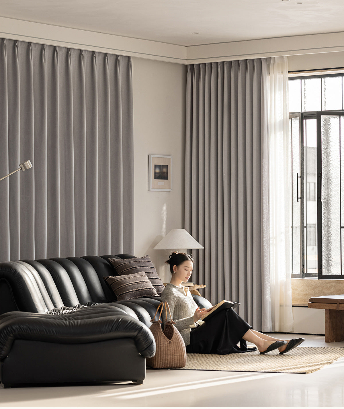 French Chenille Velvet Blackout Curtains