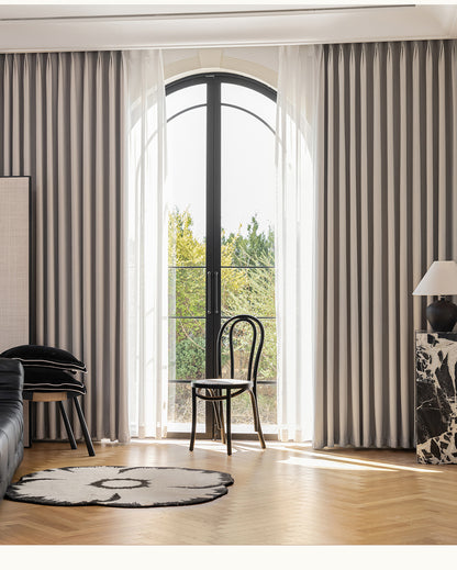 French Chenille Velvet Blackout Curtains