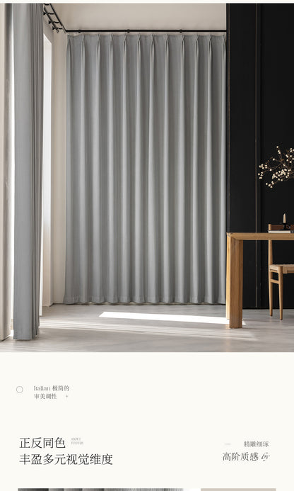 French Chenille Velvet Blackout Curtains