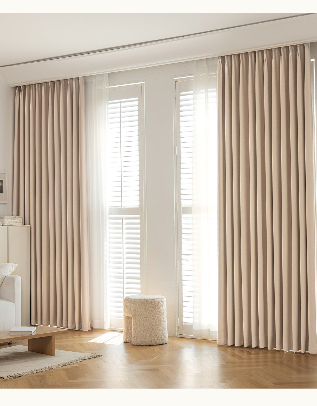 French Chenille Velvet Blackout Curtains