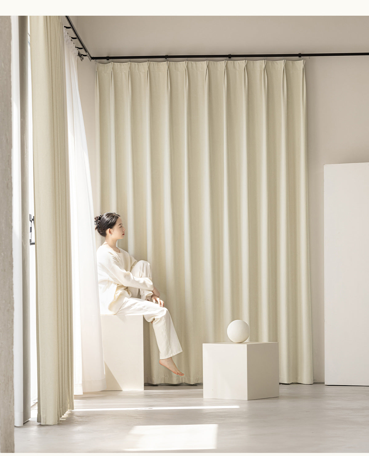 French Chenille Velvet Blackout Curtains