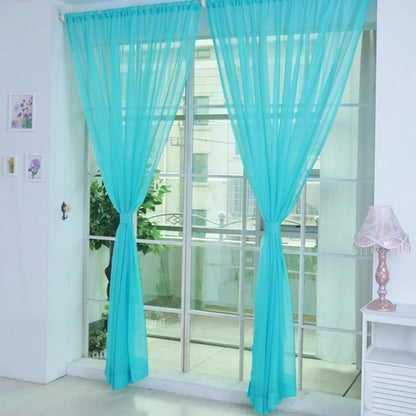 Transparent Gauze Sheer Curtains