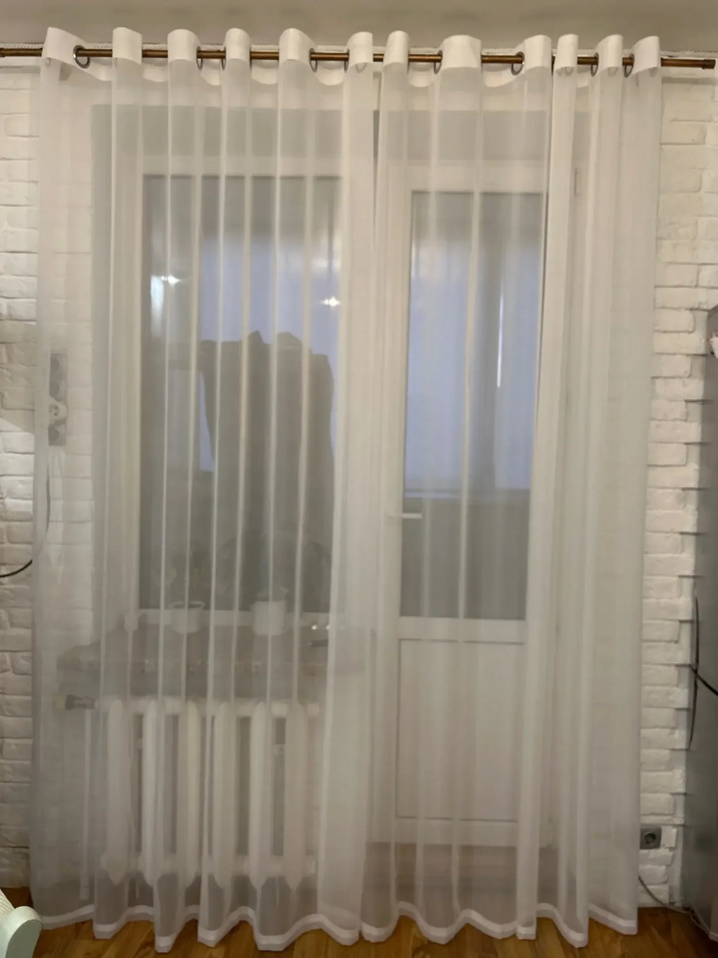 Custom White Sheer Curtains