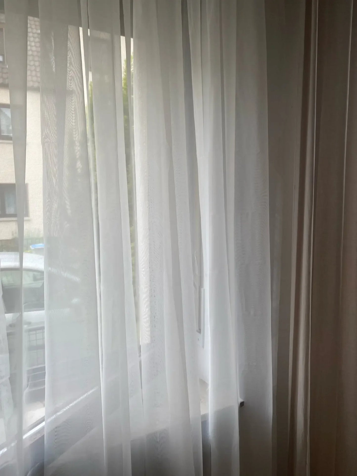 Custom White Sheer Curtains