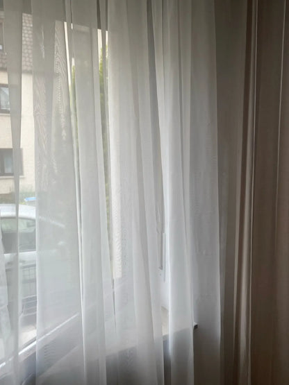 Custom White Sheer Curtains