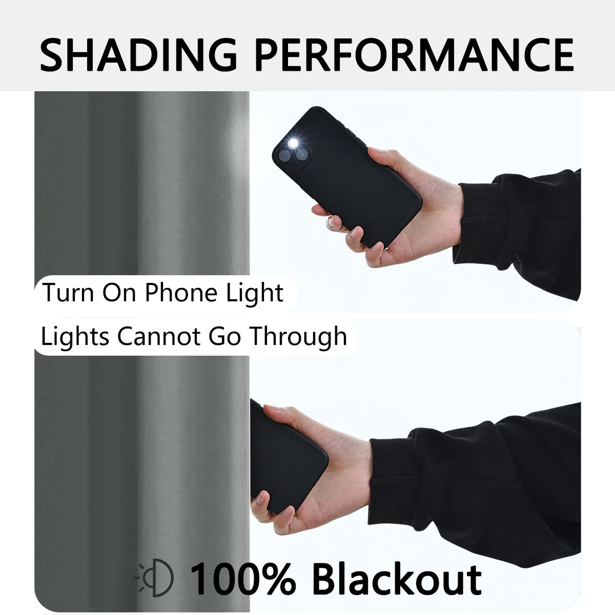 Modern Blackout Curtains Coated Lining