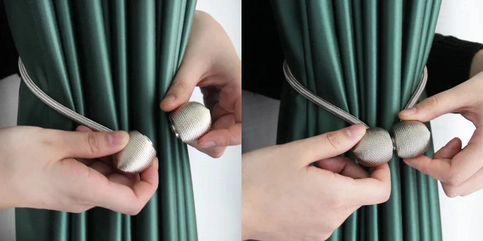 Magnetic Curtain Tieback Clips