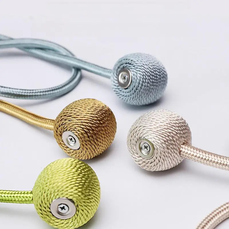 Magnetic Ball Curtain Tiebacks