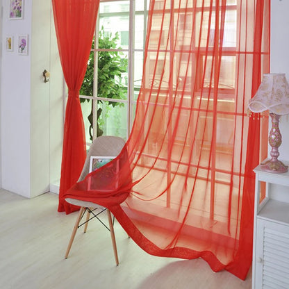 Transparent Gauze Sheer Curtains