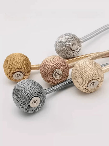 Magnetic Ball Curtain Tiebacks