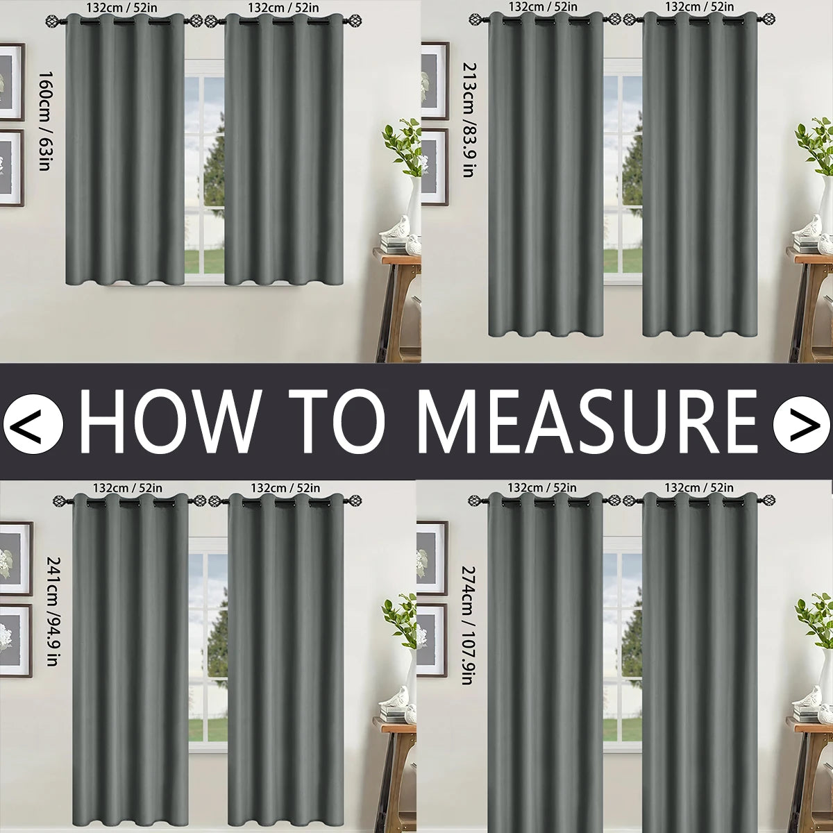 Modern Blackout Curtains Coated Lining