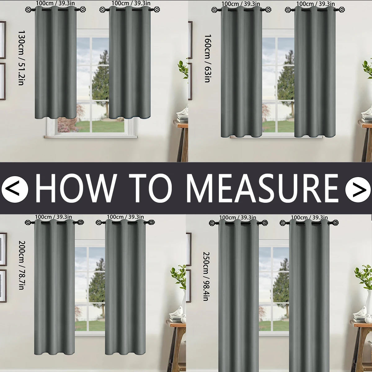 Modern Blackout Curtains Coated Lining