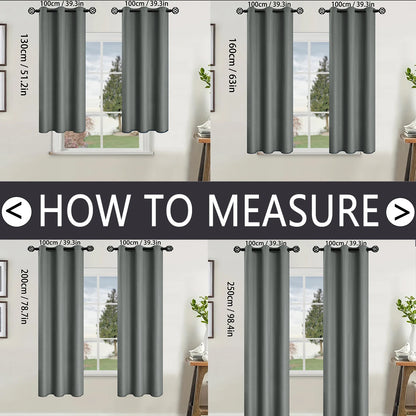 Modern Blackout Curtains Coated Lining