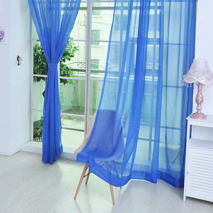 Transparent Gauze Sheer Curtains