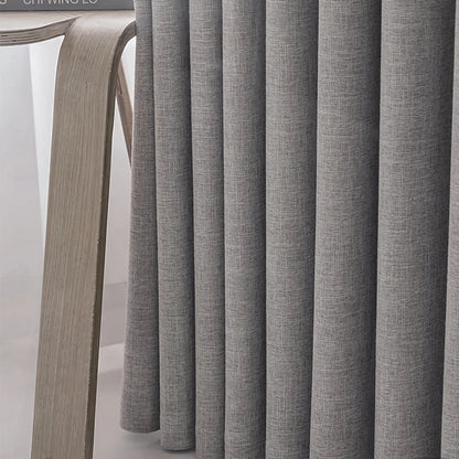 Asazal Linen Blackout Curtains