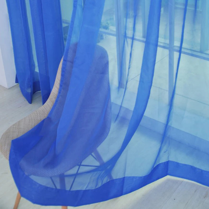 Transparent Gauze Sheer Curtains