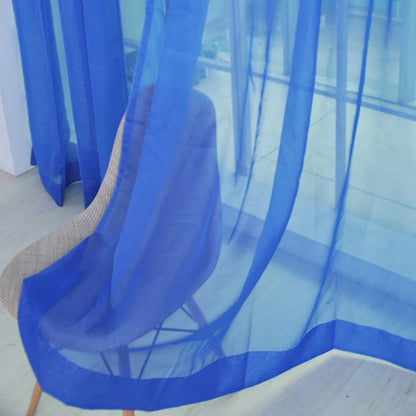 Transparent Gauze Sheer Curtains