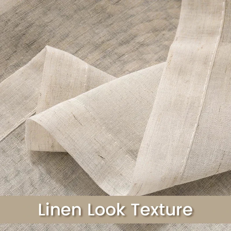 Japan Flax Linen Sheer Curtains