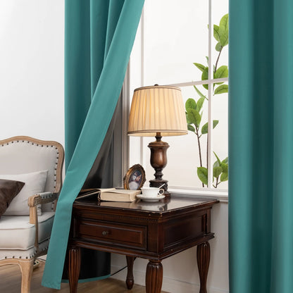 Modern Blackout Curtains Coated Lining