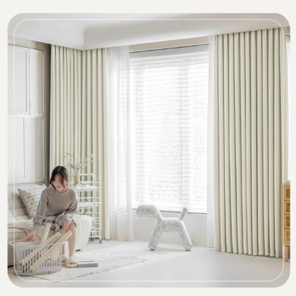 French Chenille Velvet Blackout Curtains