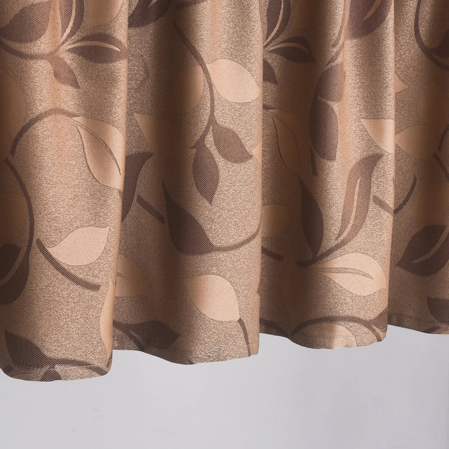 Rod Pocket Blackout Curtains with Valance