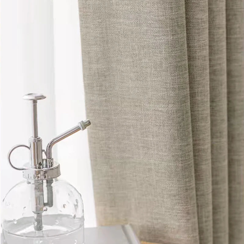 Asazal Linen Blackout Curtains