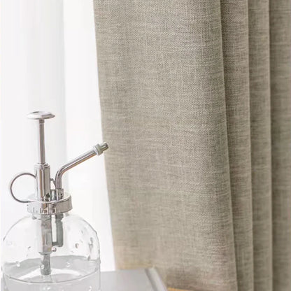 Asazal Linen Blackout Curtains