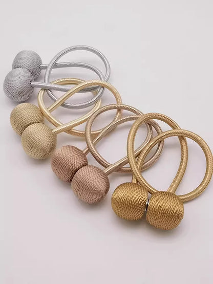 Magnetic Ball Curtain Tiebacks