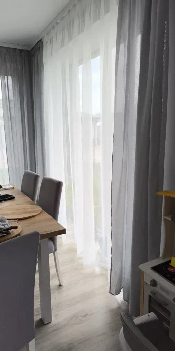 Custom White Sheer Curtains
