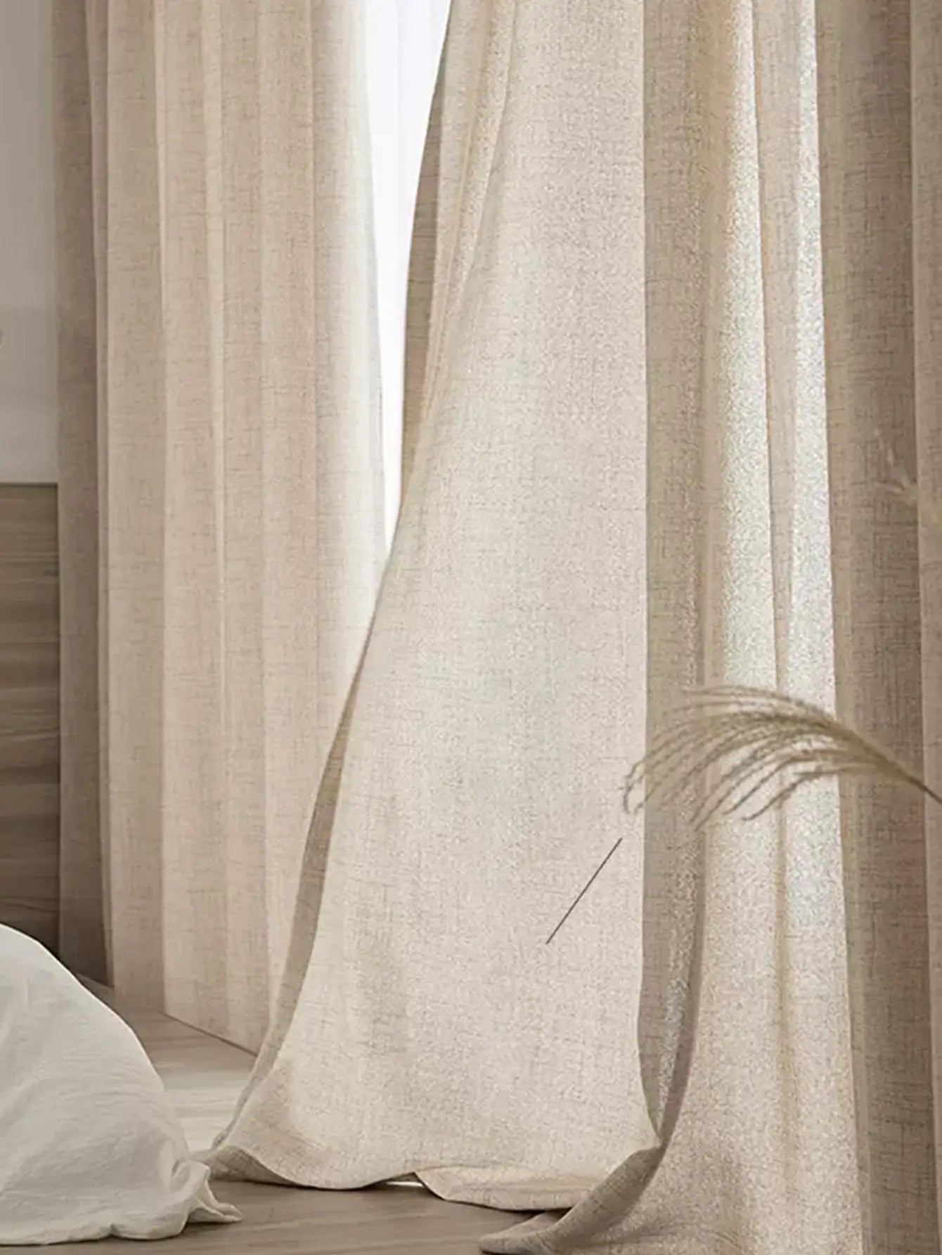 Japanese Linen Semi-Shading Curtains