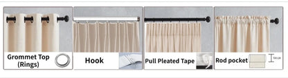 French Chenille Velvet Blackout Curtains