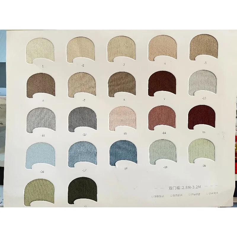 French Chenille Velvet Blackout Curtains