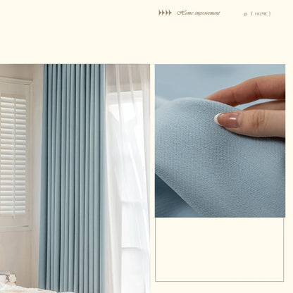 French Chenille Velvet Blackout Curtains