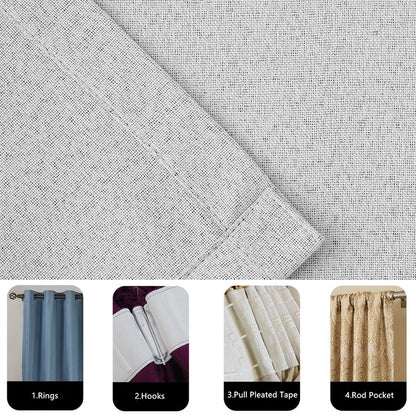 Extra Long Custom Blackout Curtains