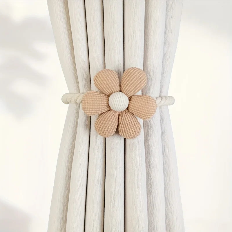 Floral Magnetic Curtain Buckle
