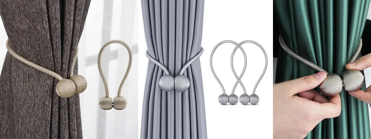 Magnetic Curtain Tieback Clips