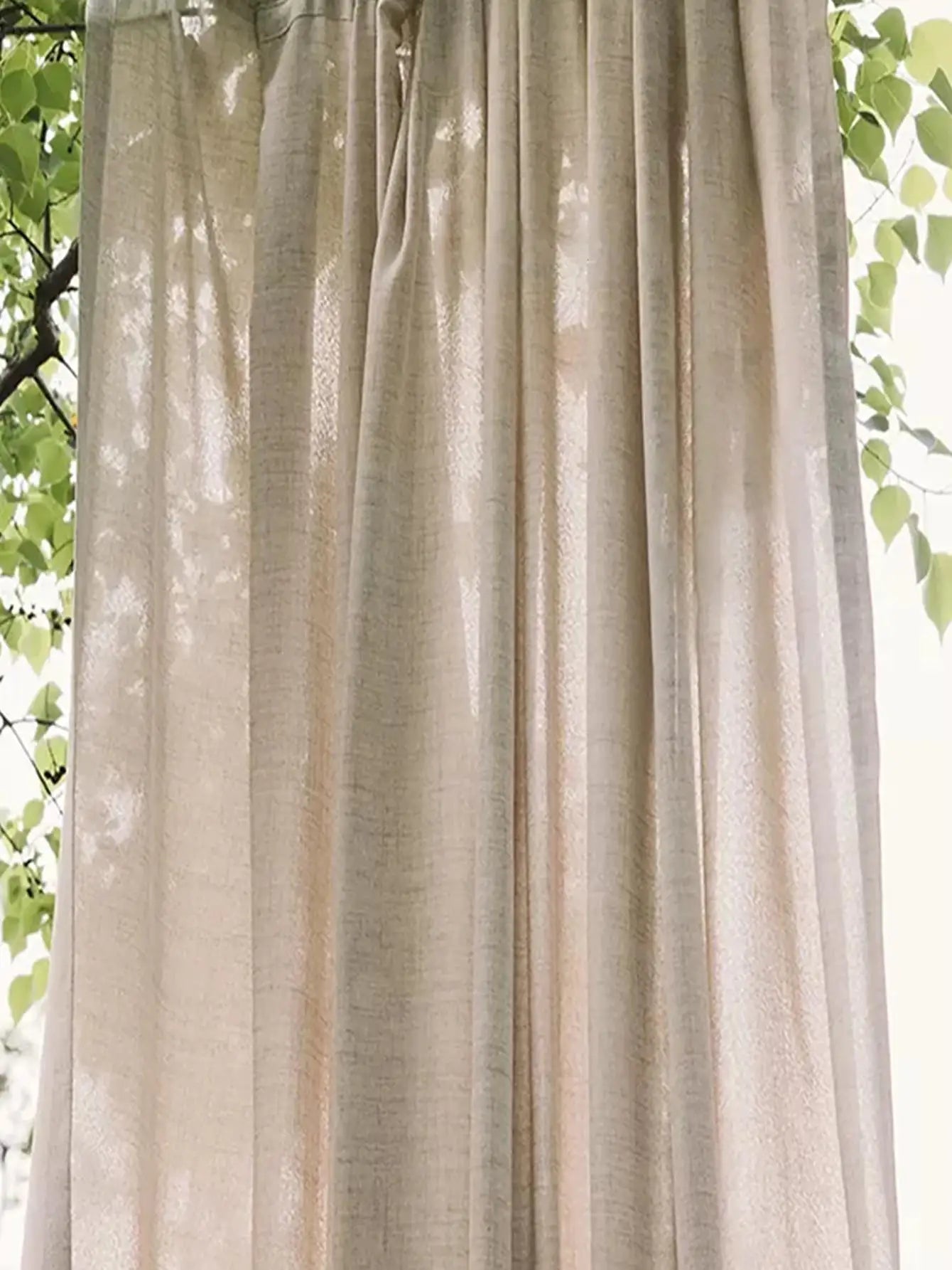 Japanese Linen Semi-Shading Curtains